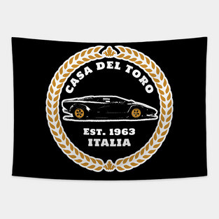 House of Bull (darks) Tapestry