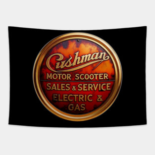 Cushman vintage scooter Tapestry