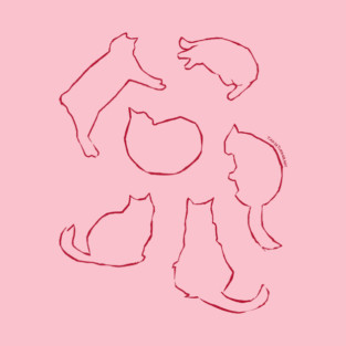 Cat Islands - red T-Shirt