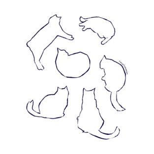 Cat Islands - black T-Shirt