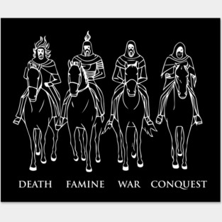 four horsemen of the apocalypse Posters and Art