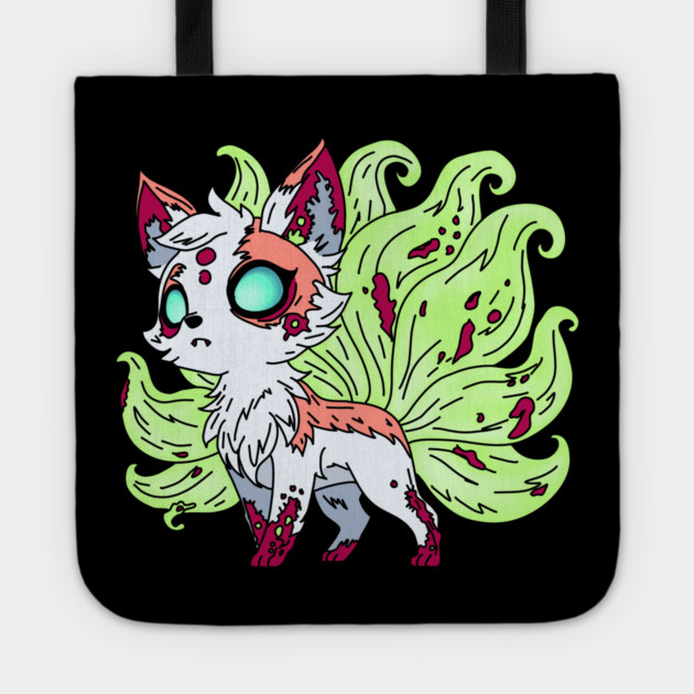 Zombie Kitsune Tote by H. R. Sinclair
