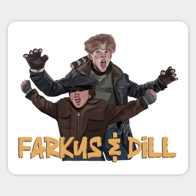 A Christmas Story: Farkus & Dill Magnet by 51Deesigns