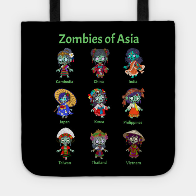Zombies of Asia Tote by H. R. Sinclair