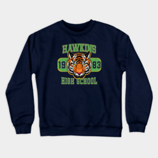 Hawkins High School Go Tigers T-Shirt 1983 Retro 80s Mascot Tee UPDATED Crewneck Sweatshirt