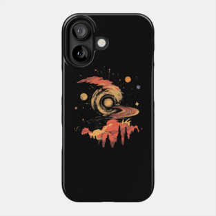 Andromeda Crashing - Surreal Trippy Pop Art Phone Case