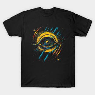Obscure Camera - Futuristic Eye Pop Art T-Shirt