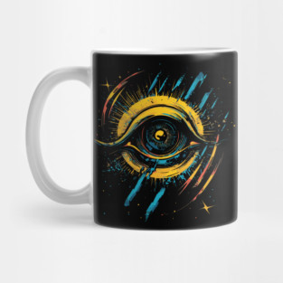 Obscure Camera - Futuristic Eye Pop Art Mug