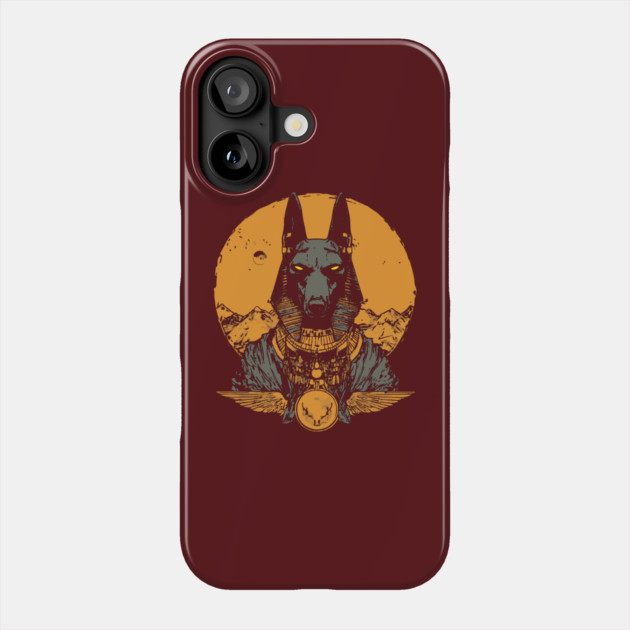 Anubis Rising - Ancient Egyptian God Mythology Phone Case by TuncGK