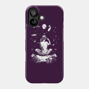 Aquarius Dream - Modern Zodiac Sign Phone Case