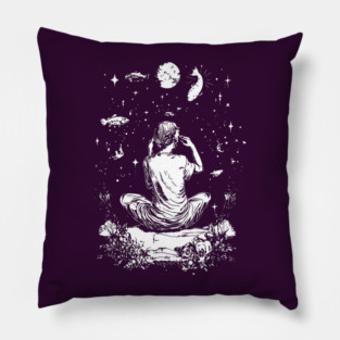 Aquarius Dream - Modern Zodiac Sign Pillow