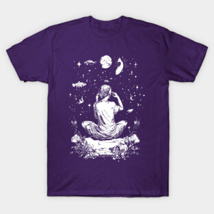 Aquarius Dream - Modern Zodiac Sign T-Shirt