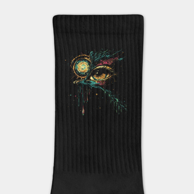 Galactic Ostrich - Surreal Futuristic Abstract Pastel by TuncGK