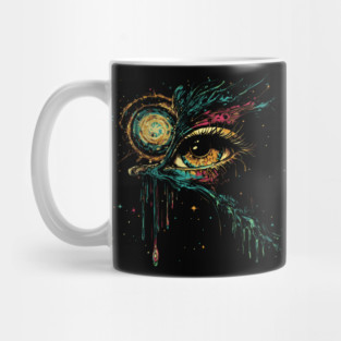 Galactic Ostrich - Surreal Futuristic Abstract Pastel Mug