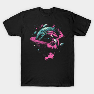 Sniffing the Æther - Dreamy Abstract Cosmic T-Shirt