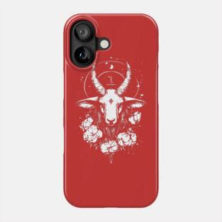 Capricorn Zodiac - Line Art Vintage Style Horoscope Phone Case