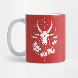 Capricorn Zodiac - Line Art Vintage Style Horoscope Mug