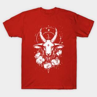 Capricorn Zodiac - Line Art Vintage Style Horoscope T-Shirt