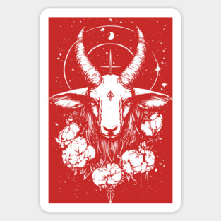 Capricorn Zodiac - Line Art Vintage Style Horoscope Sticker