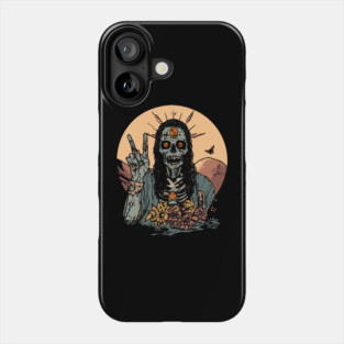 Hippie Zombie - Surreal Trippy Retro Phone Case