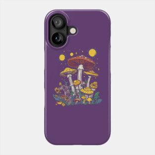 Time to Shroom - Psychedelic Trippy Hippie Design Phone Case