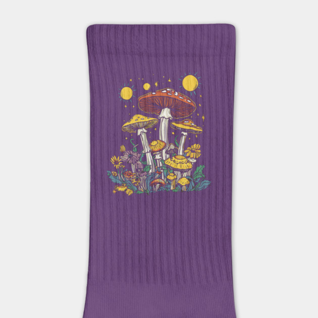 Time to Shroom - Psychedelic Trippy Hippie Design by TuncGK