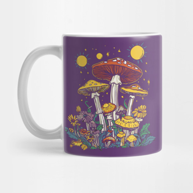 Time to Shroom - Psychedelic Trippy Hippie Design by TuncGK