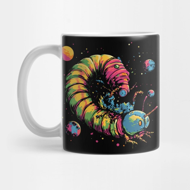 Galactic Caterpillar - Surreal Abstrac Dreamy Cosmic by TuncGK