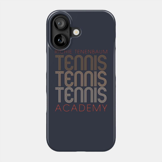 Richie Tenenbaum Tennis Acadamy Phone Case by Timeless Chaos