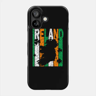 Ireland Flag - Retro Letters - Vintage Pastel Phone Case