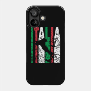 Italia - Retro Letters - Vintage Flag Phone Case