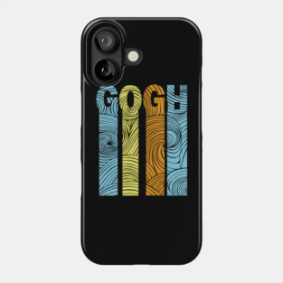 Van Gogh - Retro Letters - Pastel Vintage Phone Case