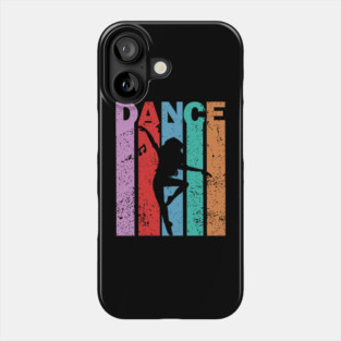 Dance - Retro Letters - Pastel Vintage Design Phone Case