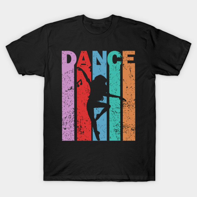 Dance - Retro Letters - Pastel Vintage Design T-Shirt by TuncGK