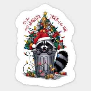 It’s the Most Wonderful Trash of the Year Raccoon Pun Magnet