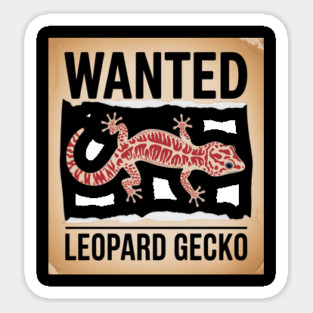 Leopard Gecko: Unique Desert Reptile, Pet Care, and Habitat Guide for Gecko Lovers Sticker