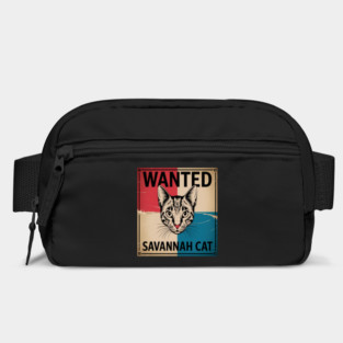 Savannah Cat , Unique, Exotic Feline Design Bag