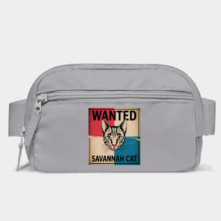 Savannah Cat , Unique, Exotic Feline Design Bag