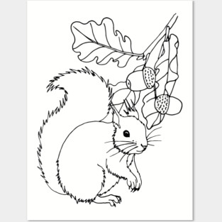 Squirrel Posters and Art