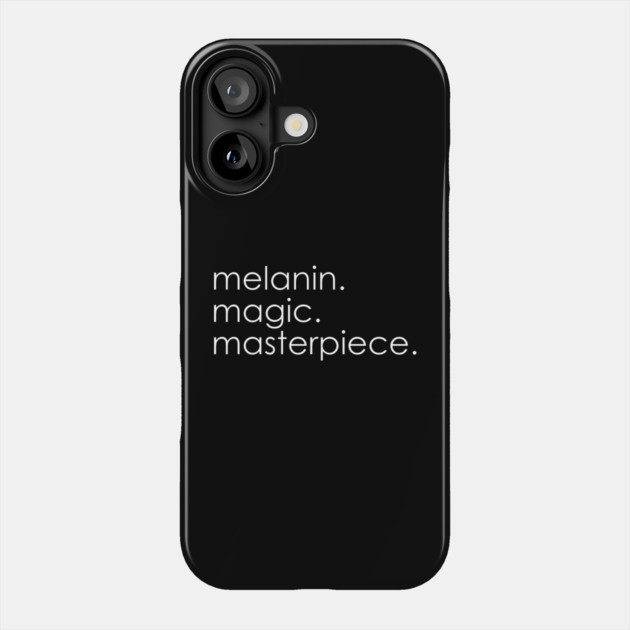 Melanin Magic Masterpiece Phone Case by UrbanLifeApparel