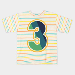 Number Three Kids T-Shirt
