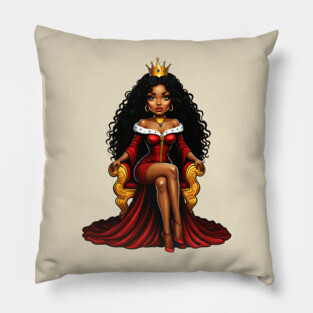 Black Queen Pillow