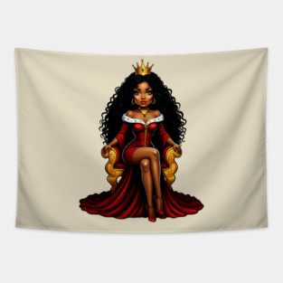 Black Queen Tapestry
