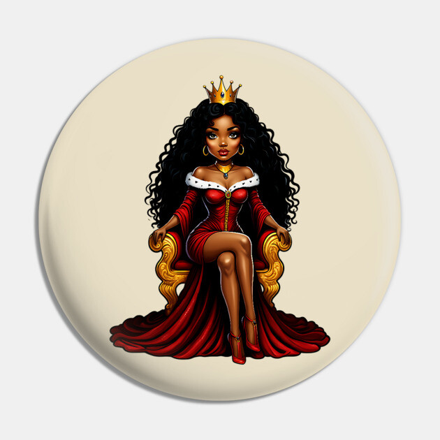 Black Queen Pin by UrbanLifeApparel