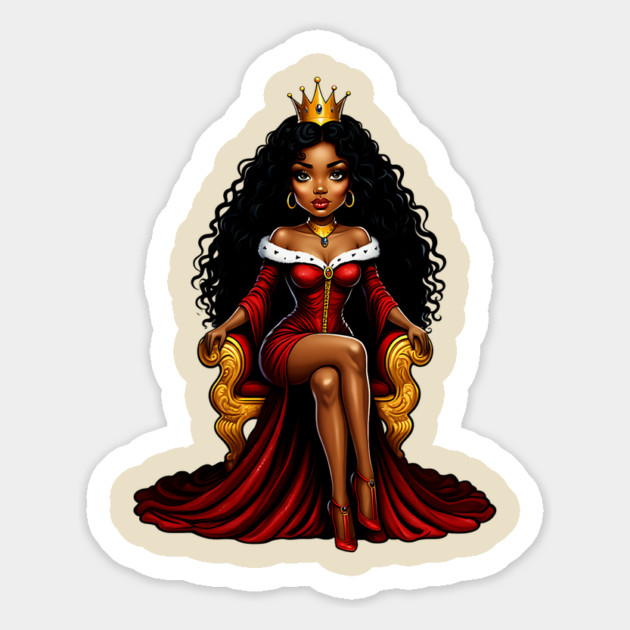 Black Queen Magnet by UrbanLifeApparel