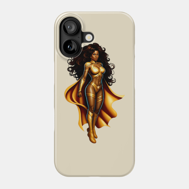 Black Woman Hero Phone Case by UrbanLifeApparel