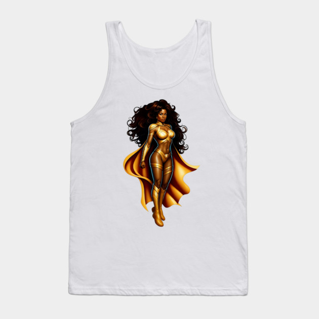Black Woman Hero Tank Top by UrbanLifeApparel