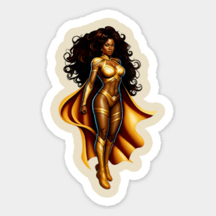 Black Woman Hero Magnet