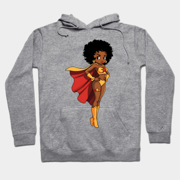Black Girl Magic, Black Girl Hero Hoodie by UrbanLifeApparel