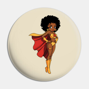 Black Girl Magic, Black Girl Hero Pin